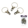 Posh Living 62441 Ring Clip, Antique Gold, W1.2 x H2.0 inches (3 x 5 cm)
