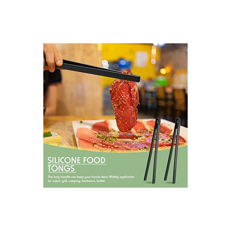 Patelai 11.8-Inch Silicone Cooking Tongs - Set of 2
