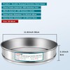 LVDALAB 304 Stainless Steel Lab Sieve Screen Mesh, 20 Mesh