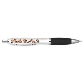 DV DESIGN 1 x Beagle Black Pen - Dogs Puppy Pets Animals Joke Stationary School Equpiment Teacher Christmas Birthday Friend Girls Boys #81241