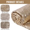 YIEMI Sequin Fabric，Sequin Fabric for Fashionable Clothing、Toy Decoration、Sequin Tablecloth and