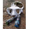 C4 Plasma Mask XL for Freediving and Diving Fishing (White)
