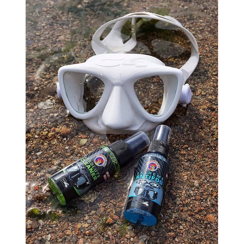 C4 Plasma Mask XL for Freediving and Diving Fishing (White)