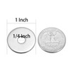 1/4" x 1" Stainless Fender Washer,18-8 (304) Stainless Steel Flat