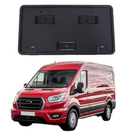Front Bumper License Plate Frame Bracket ABS Tag Holder Compatible with Ford Transit 2015-2019 Replacement for CK4Z17A385AA / FO1068156