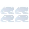 VGOL 4PCS Bed Rail Hook Plates 96x58x2mm Mounting Hole 11/32