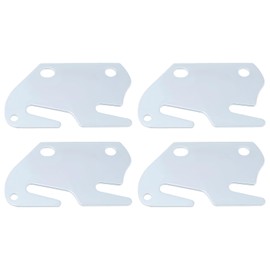 VGOL 4PCS Bed Rail Hook Plates 96x58x2mm Mounting Hole 11/32 Inches for New Bed Structures Require Hook Plates