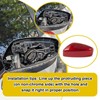 Goholy Car Door Side Rearview Mirror Cover Compatible With Mazda