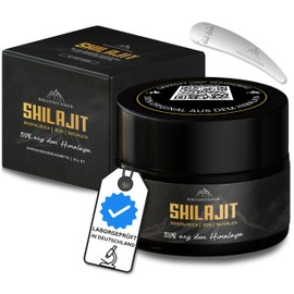 Bergensteiner® Shilajit | 50g | The Original from the Himalayas | Rich in Fulvic Acid | 100% Pure Mumijo Shilajit Resin (High Dose) | 85+ Minerals & Trace Elements | Laboratory Tested in Germany