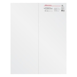 Office Depot Vanishing Grid Presentation Tri-Fold Foam Board, 22in. x 28in., White, 12080