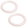 White Curtain Upholstery Rings 20 mm Roman Blind Hollow White