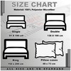 VELVETIO Easy Care Plain Charcoal Fitted Sheet, Soft Breathable 100%