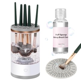 PRO Makeup Brush Cleaner, Electric Automatic Rotating Cosmetic Brush Cleaner, Portable Makeup Suitable for Use of the Size of the Makeup Brush