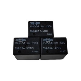 3pcs 871-1C-C-R1 U01 12VDC 35/20A 5Pins Automotive Relay