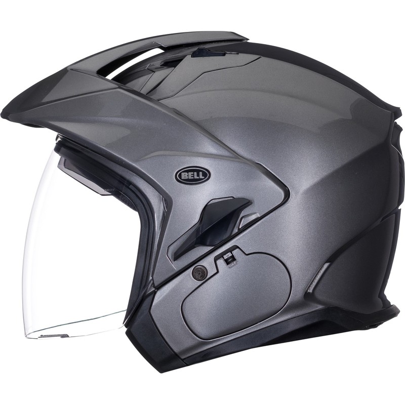 Bell Mag-9 Open Face Motorcycle Helmet (Solid Gloss Titanium, XX-Large)