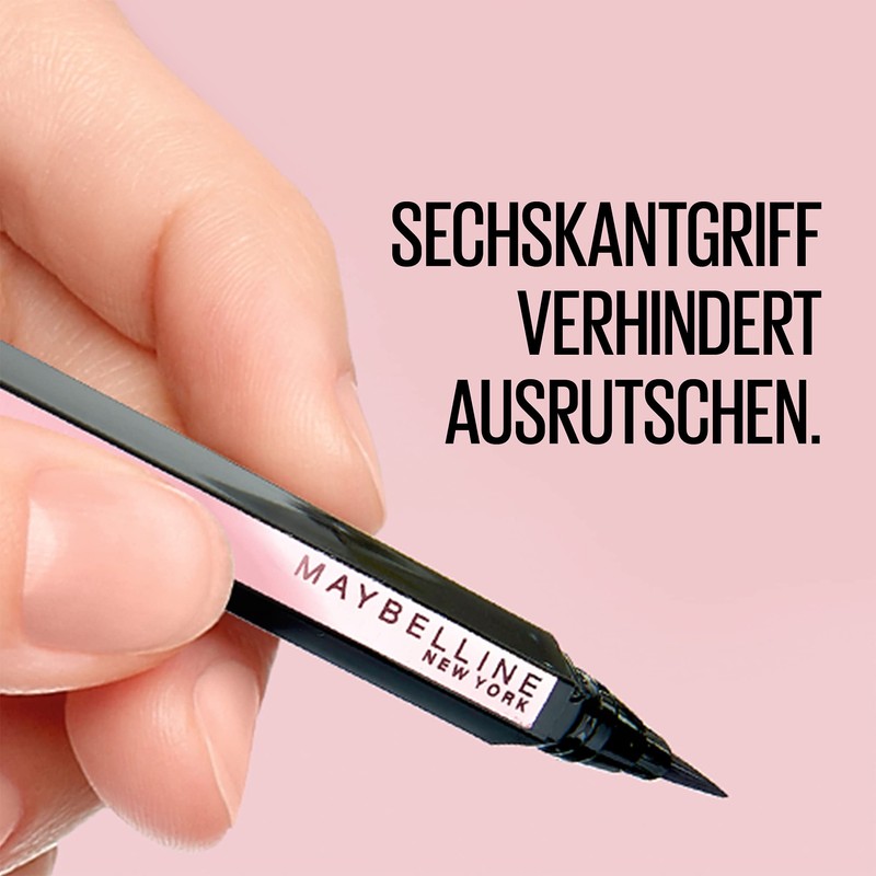 Maybelline Hyper Easy Brush Tip Liquid Eye Liner, Long Lasting,