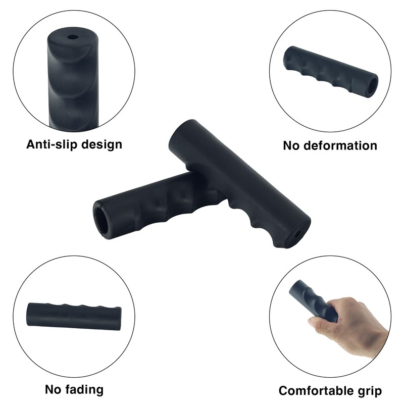 2 Pcs Handlebar Grips 3/8"(ID) x 4-2/5"(L), Multi Sizes Optional,