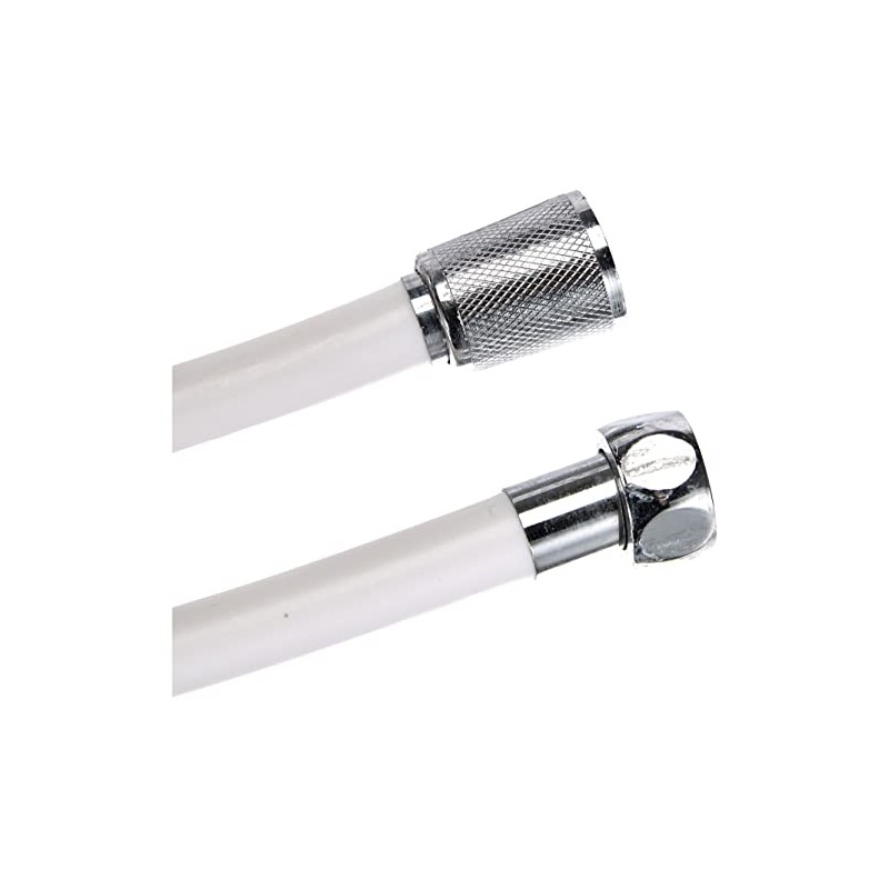 RIDDER Shower Hose Barbados White 1,5 m, 3 Set