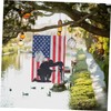 Kisangel America Flag for Garden Patriotic Yard Flag Decorative Memorial