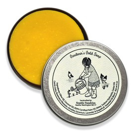 Seattle Sundries Fresh Geranium & Grapefruit Hand Soap for Women & Men - 3x (4oz) All Natural Body Soap in a Low Waste Tin - Sweet Garden Theme Gift Pack Bundle Set