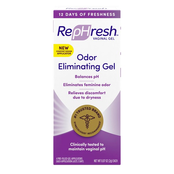 RepHresh Odor Eliminating Vaginal Gel, 4ct (0.07oz)