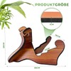 Lohofrnny Wooden Guitar Stand, Portable Foldable X-shaped Frame, Non-Slip Musical