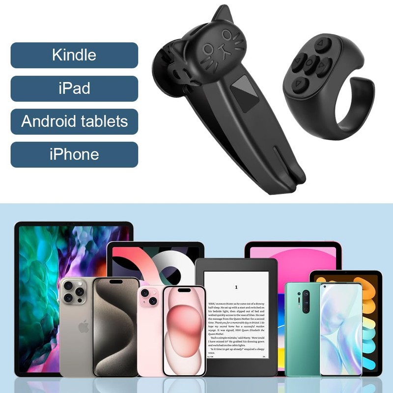 Vicloon Remote Page Turner for Kindle Paperwhite, Control Page Turner