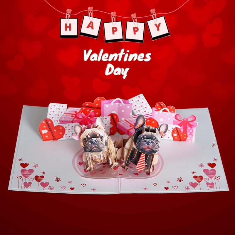 Valentines Card Pop Up | 3D Anniversary Wedding Birthday Card