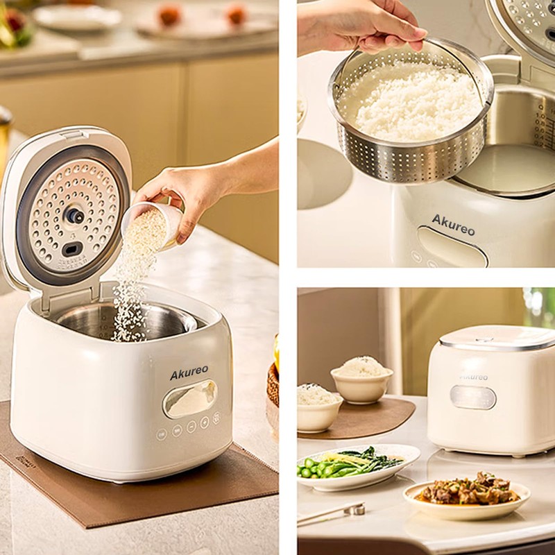 Akureo 5 cup 2.5L Low Suger Rice Cooker with 304