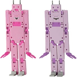 Frame Arms Girl Juuden-Kun, MATERIA WHITE & MATERIA BLACK Version, Total Height 7.1 inches (180 mm), Non Scale Plastic Model