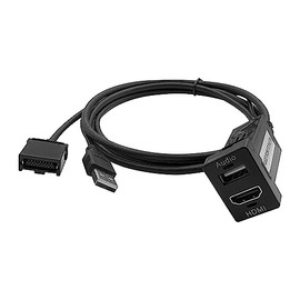 LONNIK Alpine NX Series Compatible, For Toyota Cars, Built-in USB/HDMI Connection Unit, USB Input Port & HDMI Input Port, Audio Relaying, Music, Photo, Navigation Connection, Switch Panel, Approx. 1.3