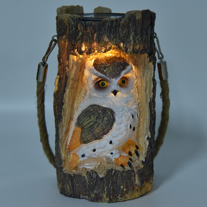 Owl Solar Light IP67 Waterproof High Simulation Eco Friendly Energy