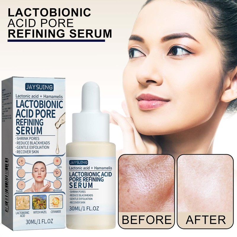 Xiulilydai Lactobionic Acid Pore Refining Serum, 30ml, Shrink Pores, Reduce