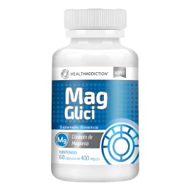 Healthaddiction Magglici Glicinato De Magnesio Frasco 60caps Sin Sabor