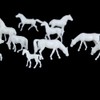 Gutshof miniaturen H0 Horse Model Building Animals Scale 1:87 Farm
