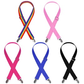 mifengda 5pcs Dog Suspenders Dog Diapers Suspenders Dog Suspenders for Diapers Female Male Adjustable Dog Diapers Suspenders Dog Pet Diapers Keeper for Dog Diapers Pet Clothes Small Medium Large Dogs (Mixed)