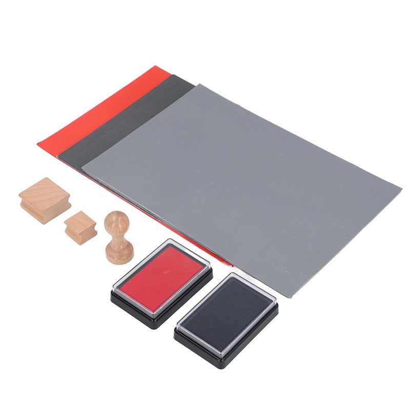 Laser Engraving Machine Rubber Stamp Kit 3Pcs A4 Rubber Stamp