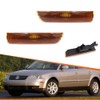 ADIIL Amber Lens Front Bumper Side Marker Light Housings For