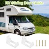 UFURMATE RV Sliding Door Guide, 2Pcs Wall Mounted Sliding Barn
