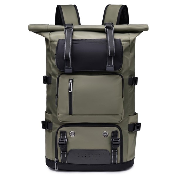 GYakeog Rolltop Backpack Large 42L Waterproof Laptop Backpack Men Women