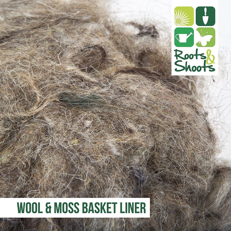 VFM - Flower Basket Liner 150G Wool and Moss Natural
