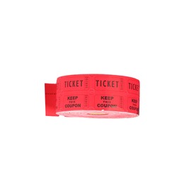 MEELYHOME 1 Roll 1000 Pieces Numbered Raffle Tickets Single Ticket Roll for Party Event, Prize Reward, Fundraiser, Carnival