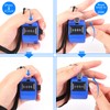 FEBSNOW 2 Pack Hand Tally Counter 4 Digital Click Counter