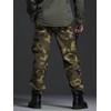OCHENTA Men's Camo Cargo Pants Cotton Casual Work Tactical Combat