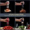 Electric Salt and Pepper Grinder Set - USB Rechargeable Electric
