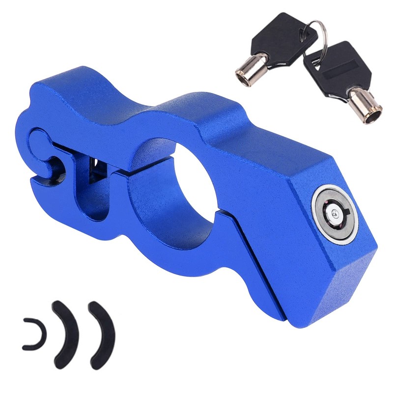 Windance Motorcycle Anti Theft Lock,Heavy Duty Front Brake Lock,Throttle Grip