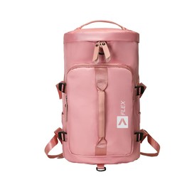 Sports Gym/Travel Duffle Bag with Separate Shoes Compartment and Wet Pocket, Unisex Waterproof Gym Bag for Men and Women, Durable Travel Duffel Bag with Shoulder Strap (Pink)