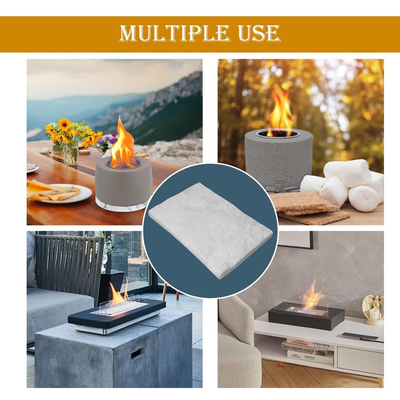 5 Pcs Ceramic Wool Wick Sponge to Extend Burn Time