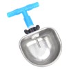 10Pcs Rabbit Drinking Water Bowl, Stainless Steel Rabbit Drinker, Rabbit
