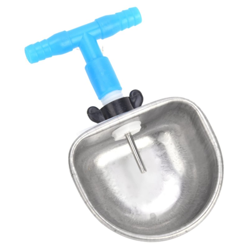 10Pcs Rabbit Drinking Water Bowl, Stainless Steel Rabbit Drinker, Rabbit